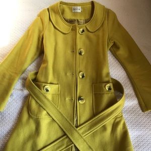 Holy Codi Lime pea coat